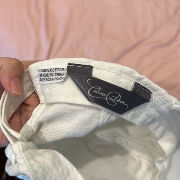 Celine Dion Rhinestone White Hat - Picture 5 of 5